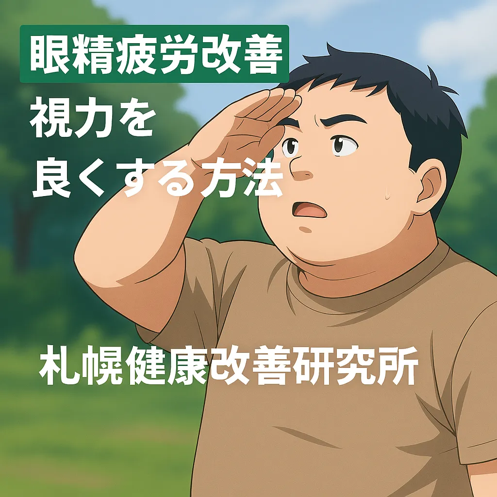 遠くを1週間みるだけで、視力が0.3から0.9に上がった原因を分析。眼精疲労改善・近視改善。目を良くする方法。